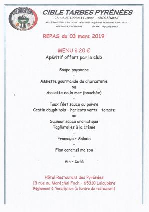 Repas du 03 mars 2019